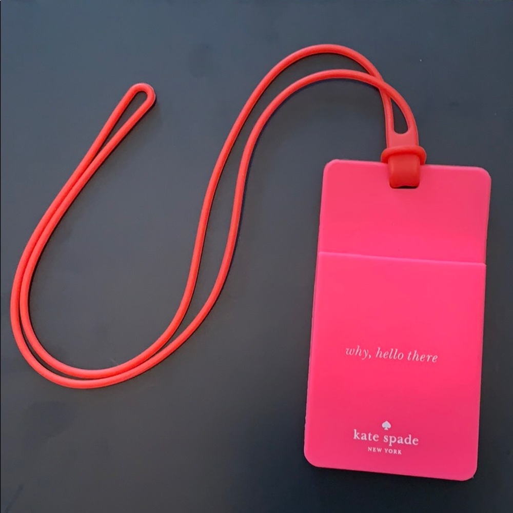 Kate spade Lanyard/Card holder